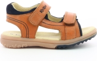 Kickers Leren sandalen met open hiel Platino