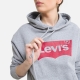Levi's hoodie HOODIE met logo lichtgrijs