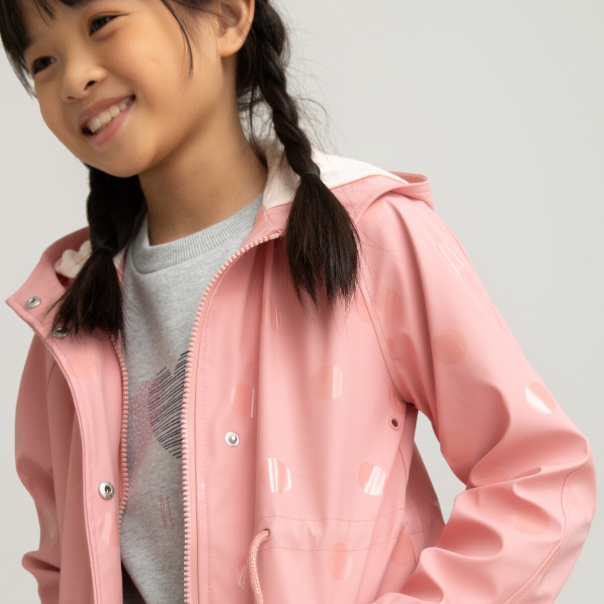 La Redoute Collections Regenjas in gummi met kap 3-12 jaar