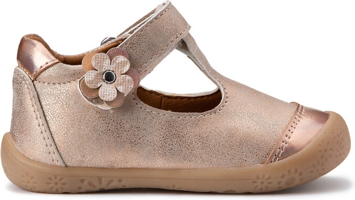 La Redoute Collections Glanzende ballerina's met klittenband