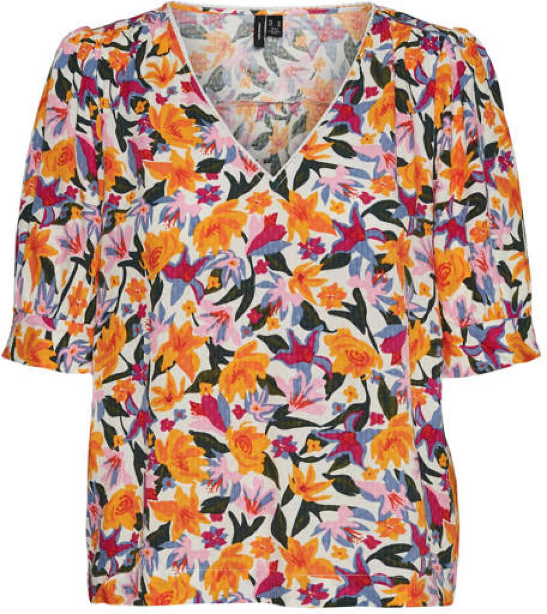 VERO MODA top VMTERI met all over print multicolor