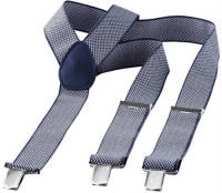 Charles Colby plus size bretels Lord Aaron donkerblauw