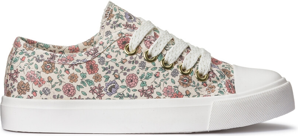 La Redoute Collections Stoffen sneakers met bloemenprint 26-37