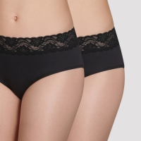 Dim Set van 2 slips Coton Stretch Féminine