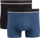 Impetus Set van 2 effen boxershorts in stretch katoen