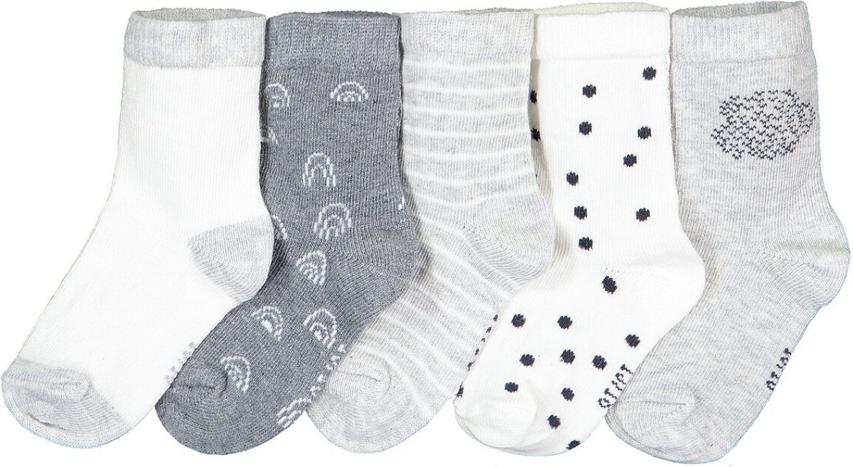La Redoute Collections Set van 5 paar kousen in bio katoen