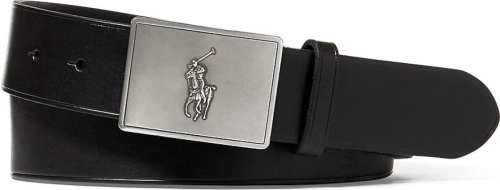 Polo ralph lauren Leren riem met plaatje Polo Player