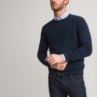 La Redoute Collections Trui in kasjmier met ronde hals