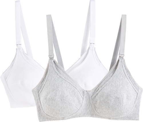 La Redoute Collections Set van 2 borstvoedingsbeha's in katoen