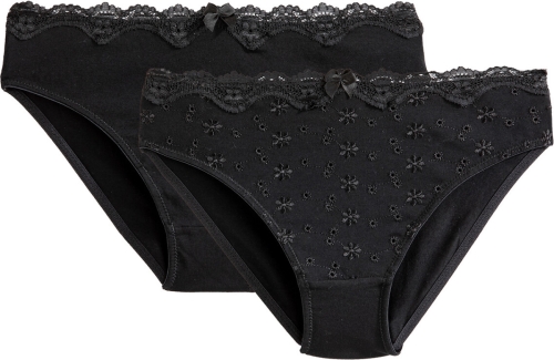 La Redoute Collections Set van 2 slips in geborduurd katoen