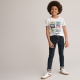 La Redoute Collections Slim jeans met elastische tailleband