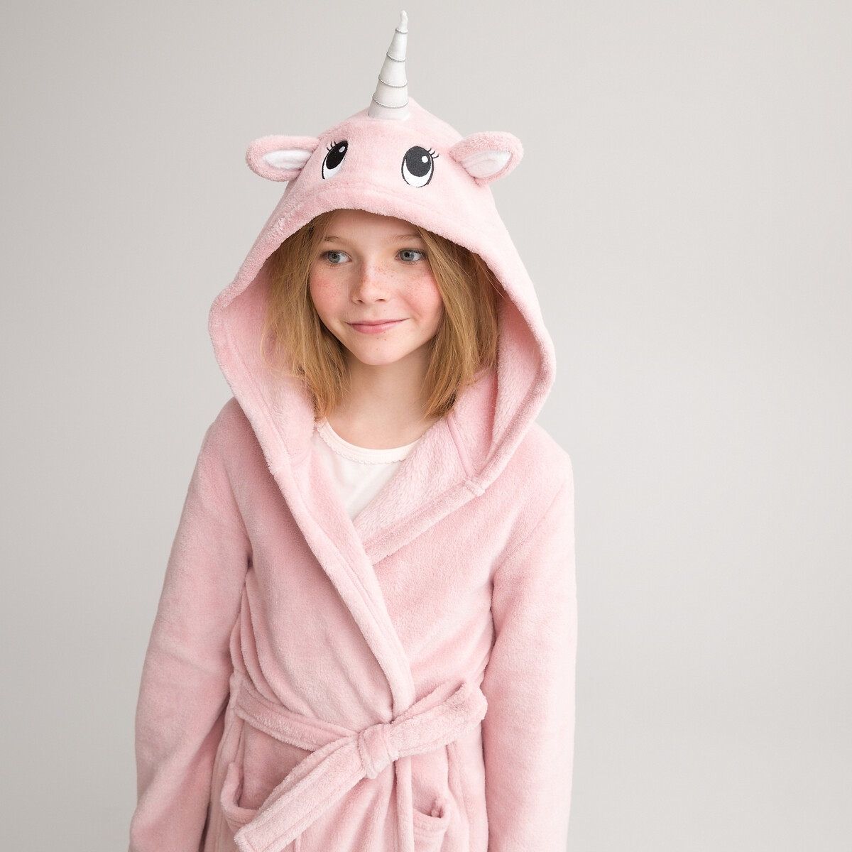 La Redoute Collections Kamerjas met eenhoornkap in zacht fleece