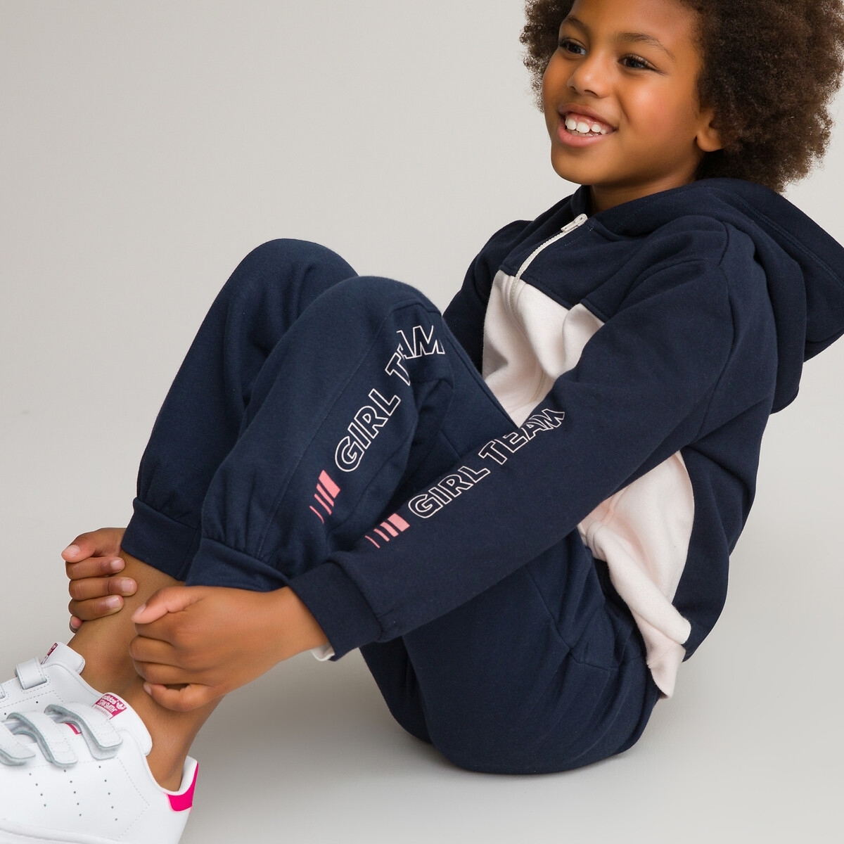 La Redoute Collections Zip-up hoodie in molton van bio katoen