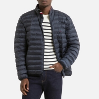 Tommy hilfiger Licht donsjas, compact, opstaande kraag