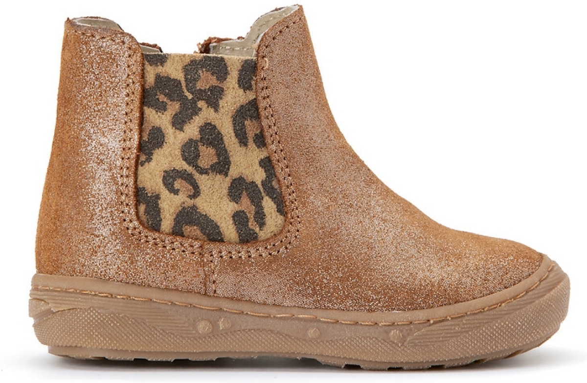 La Redoute Collections Bottines in leer met rits