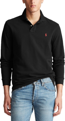 Polo Shirt Lange Mouw Polo ralph lauren  POLO AJUSTE DROIT EN COTON BASIC MESH LOGO PONY PLAYER