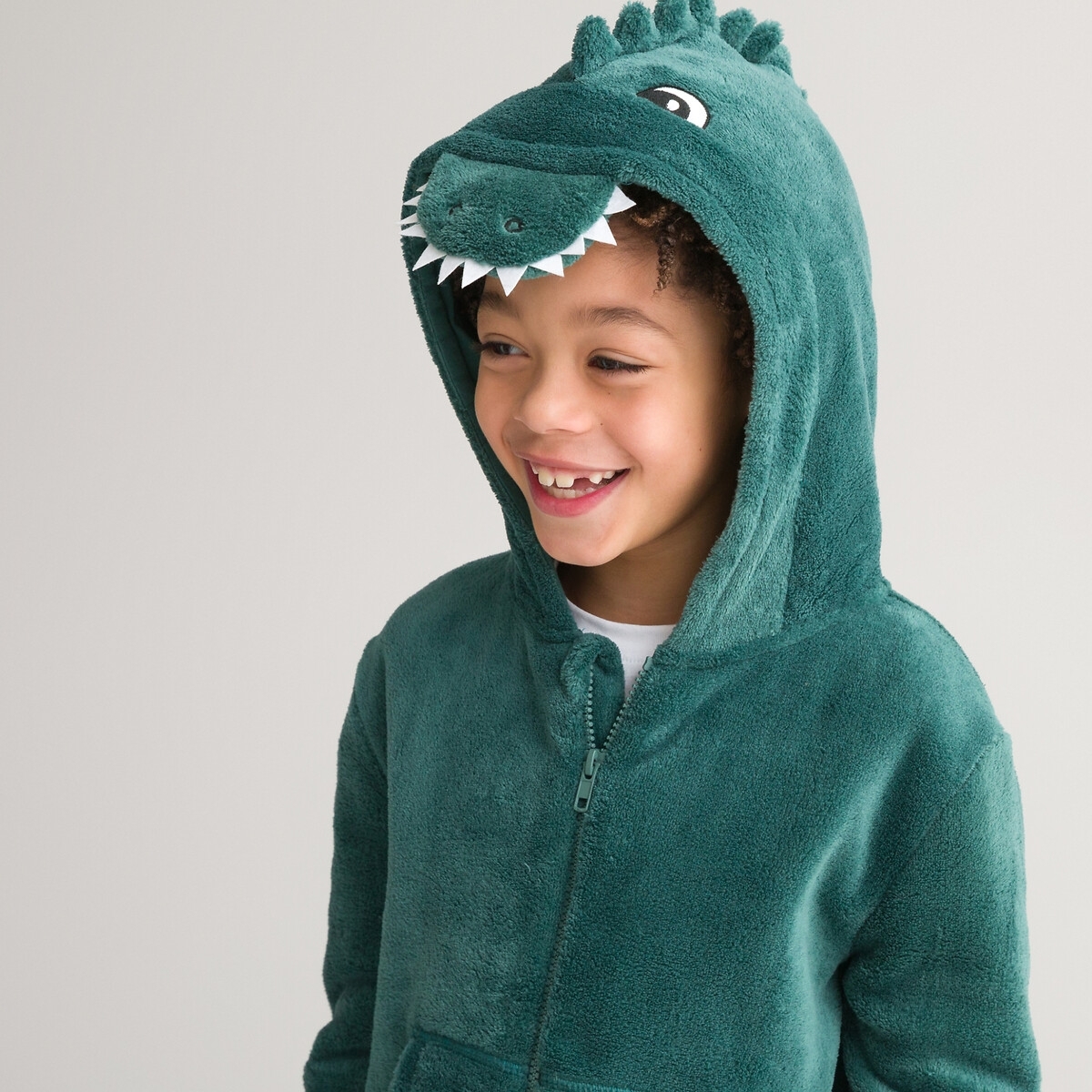 La Redoute Collections Onesie met kap, dinosaurus