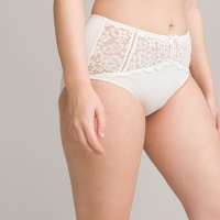 La Redoute Collections Plus Hoge slip in kant en microvezel