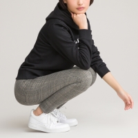 La Redoute Collections Geruite jegging in milanotricot 10-18 jaar