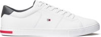 Tommy hilfiger Sneakers ESSENTIAL LEATHER DETAIL VUL met contrastbeleg