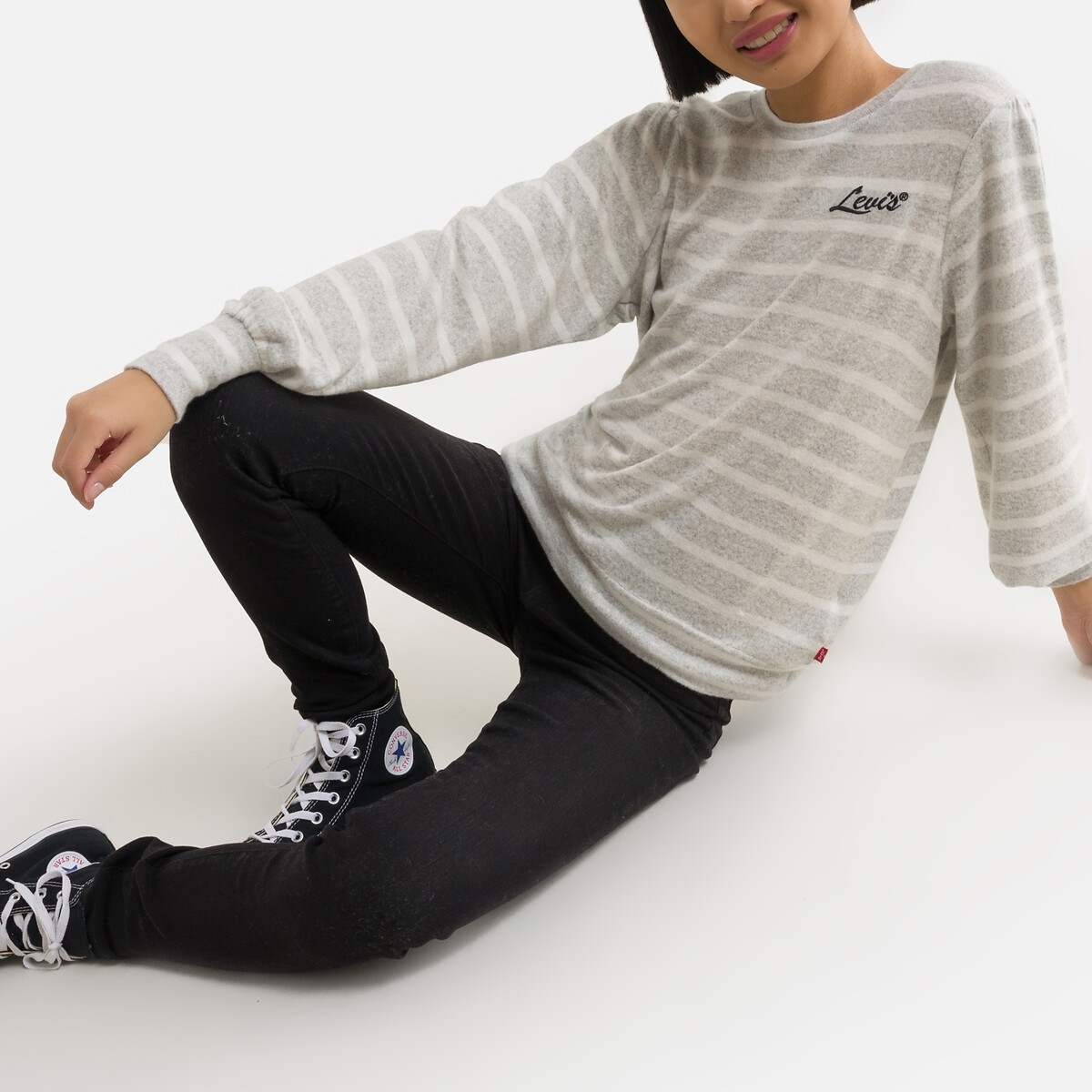 Levi's 720 super skinny jeans black