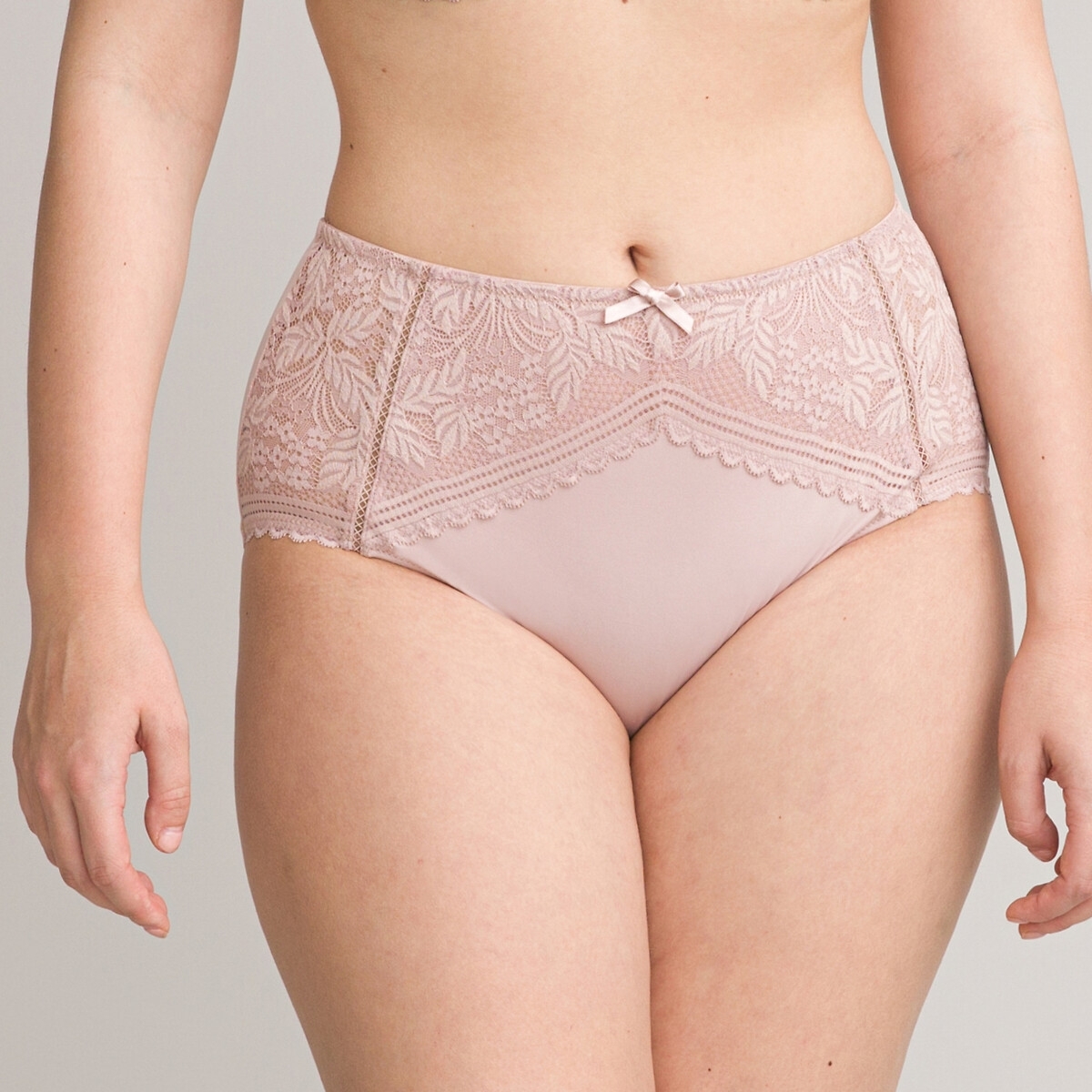 La Redoute Collections Plus Hoge slip in gerecycleerd kant
