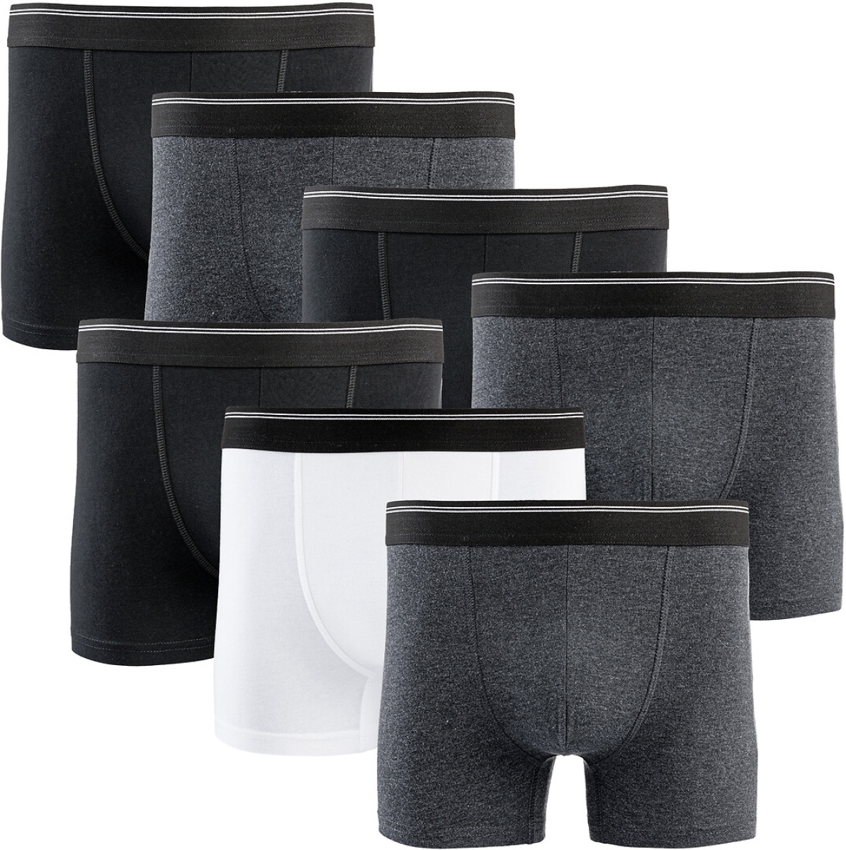 La Redoute Collections Set van 7 boxershorts in bio katoen