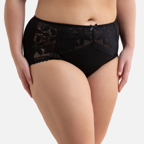 La Redoute Collections Plus Hoge slip in gerecycleerd kant