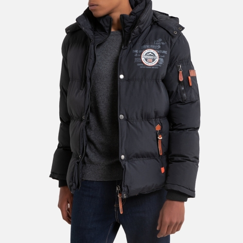 Geographical Norway Warme donsjas met kap, niet afneembaar, Verveine