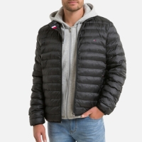 Tommy hilfiger Licht donsjas, compact, opstaande kraag