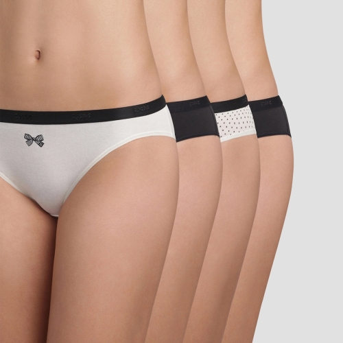 Dim Set van 4 slips Les pockets coton