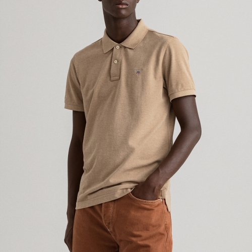 GANT Rechte polo in piquétricot Original