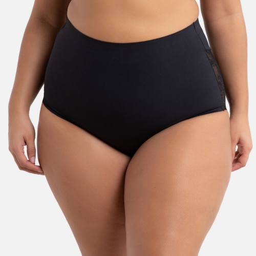 La Redoute Collections Plus Hoge steunslip achterkant in kant