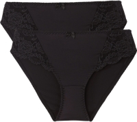 La Redoute Collections Set van 2 slips in kant en microvezels