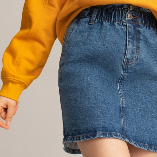 La Redoute Collections Rechte jeansrok 10-18 jaar