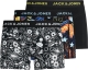 Jack & Jones Set van 3 boxershorts bloemenprint