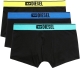 Diesel Set van 3 effen boxershorts