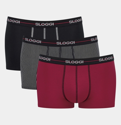 Sloggi Set van 3 boxershorts Start