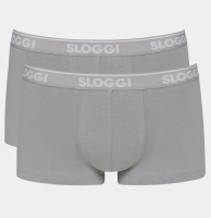 Sloggi Set van 2 effen boxershorts