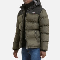 Schott Bicolor donsjas met kap Utah 2