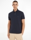 Tommy hilfiger Rechte stretch polo, 2 knopen