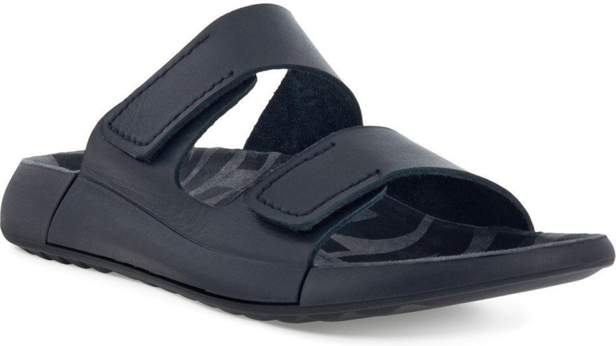 Ecco Slippers COZMO met twee klittenbandjes