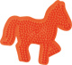 SES Creative legbord strijkkralen paard oranje