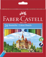 Faber Castell kleurpotloden eco junior 17 cm hout 24 stuks
