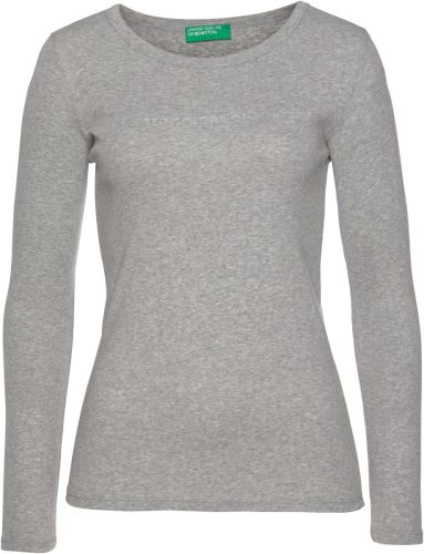 United Colors of Benetton Shirt met lange mouwen met glitterprint voor
