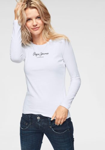 Pepe Jeans Shirt met lange mouwen NEW VIRGINA L/S met logoprint