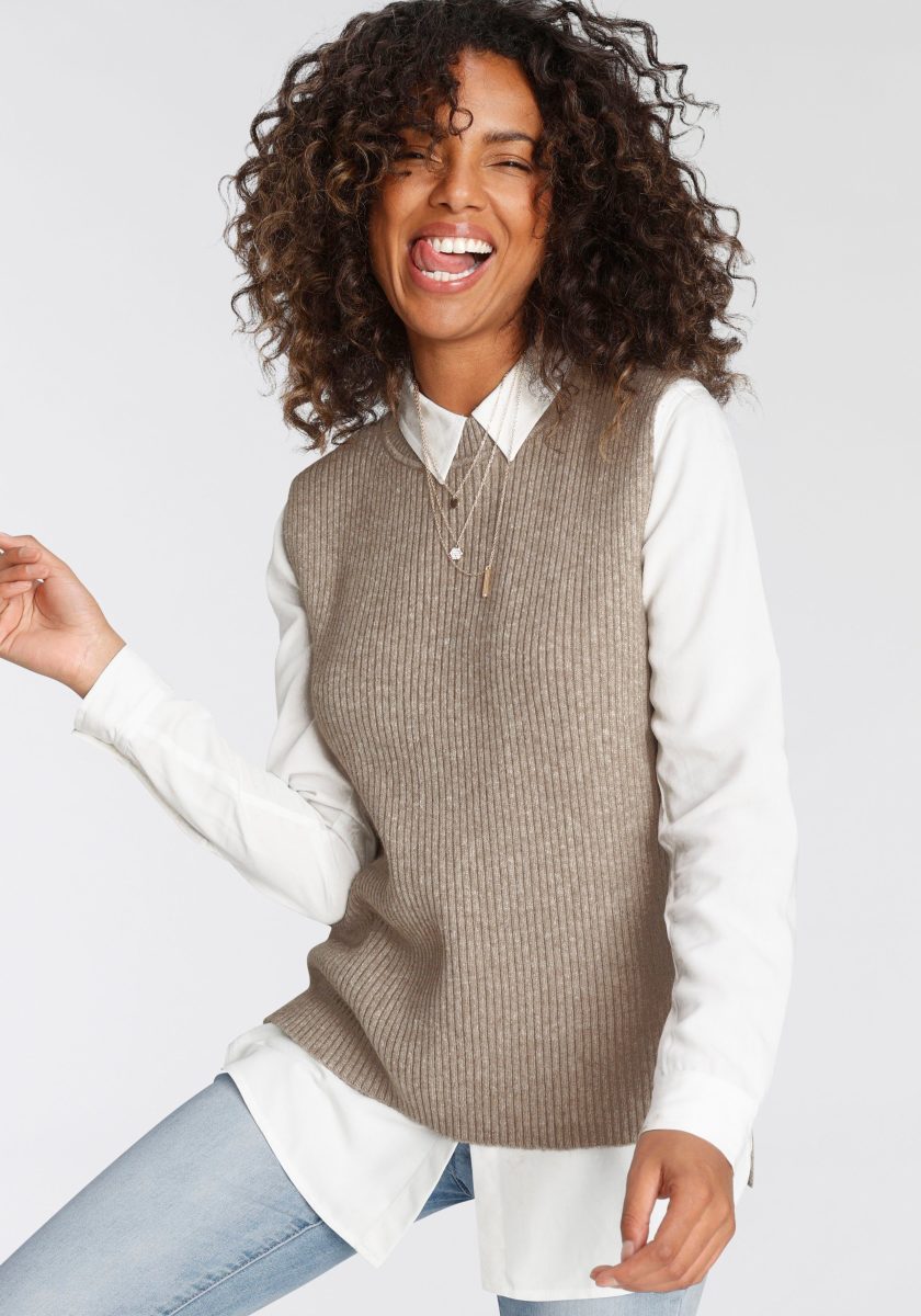 Tamaris Slip-over in rib-look