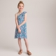 La Redoute Collections Jurk met asymmetrische hals, bio katoen 3-12 jaar