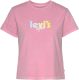 Levi's T-shirt met printopdruk roze