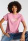 Levi's T-shirt met printopdruk roze